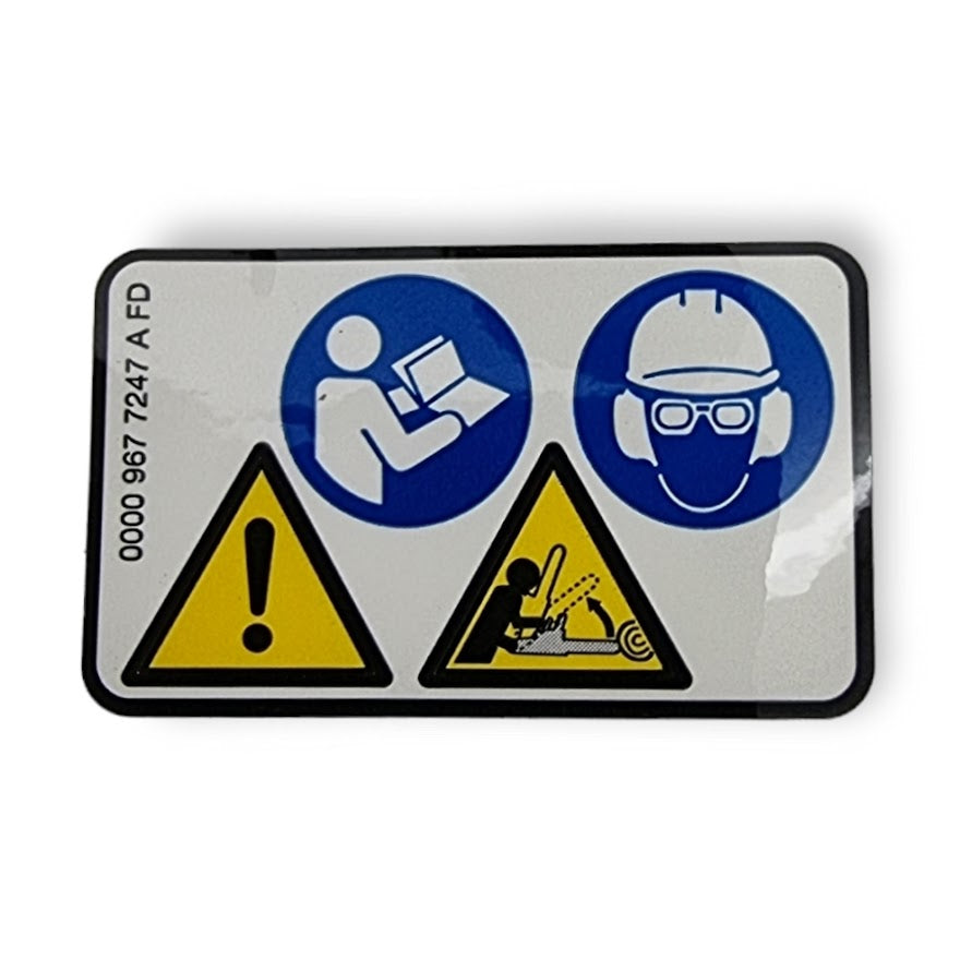 STIHL Warning pictogram MS 00009677247 / 0000 967 7247