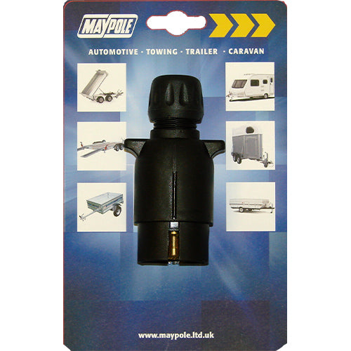 MAYPOLE 12N Type 7 Pin Plastic Trailer Plug DP