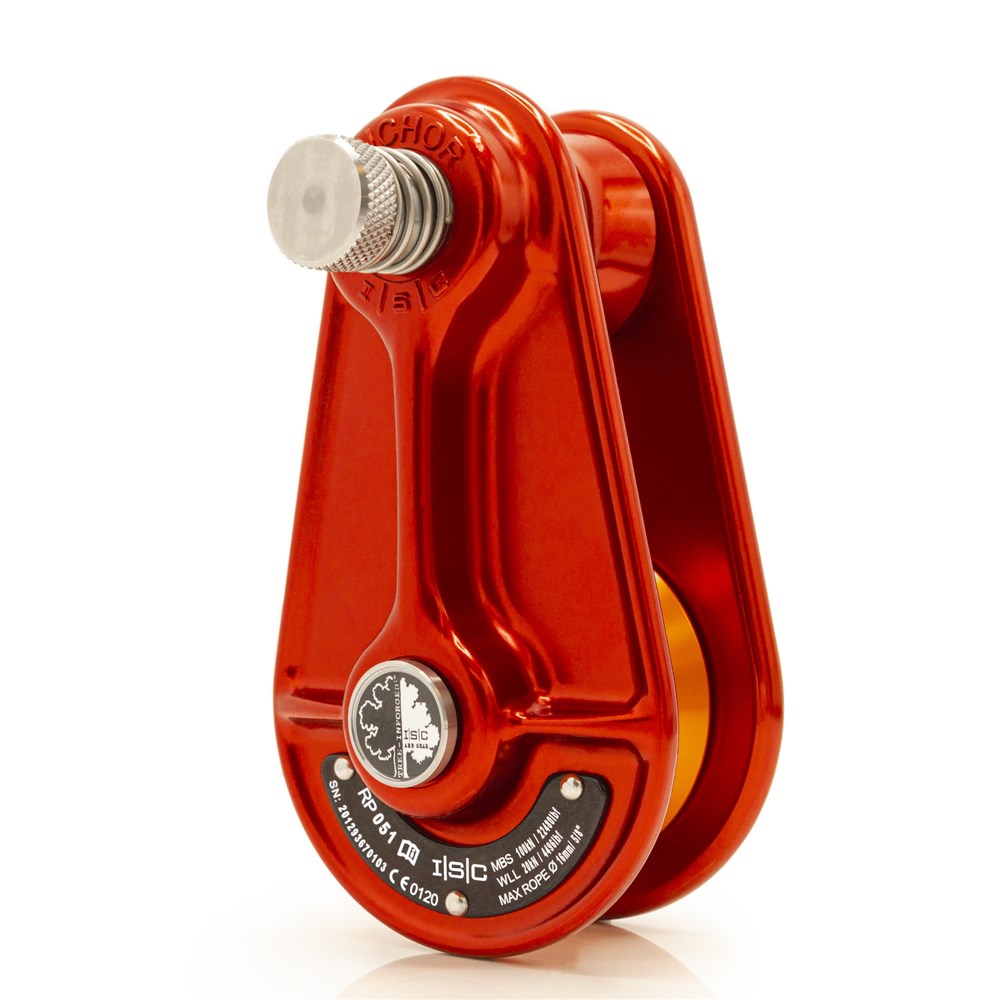 ISC Hot Forged Aluminium Pulley - Small for 16mm Rope