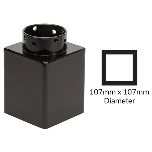 EASY PETROL POST DRIVER 107x107mm (4”) Square Adapter