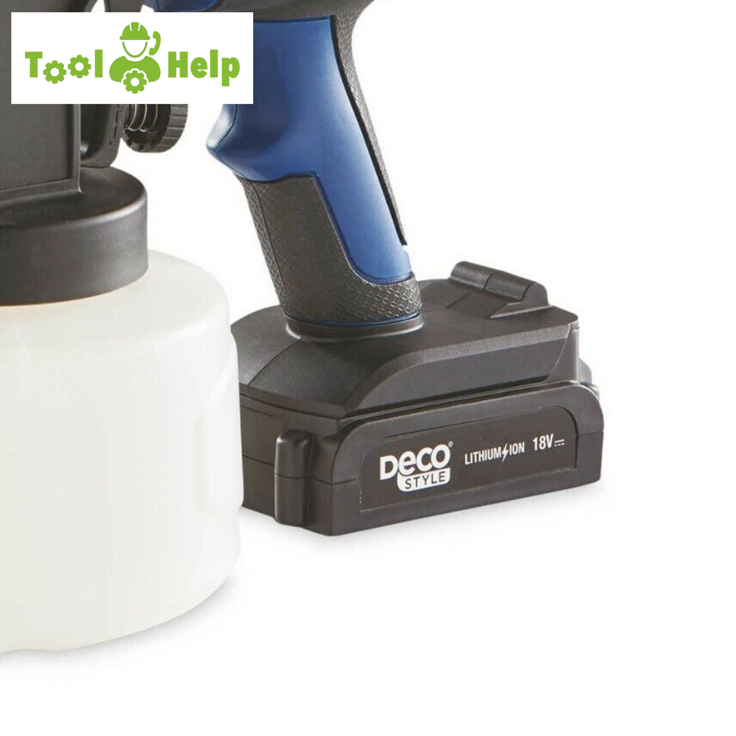 18V Li-Ion Deco Style Battery for Cordless Paint Spray Gun