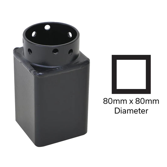 EASY PETROL POST DRIVER 80x80mm (3”) Square Adapter