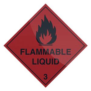 Fixman Flammable Liquid Sign