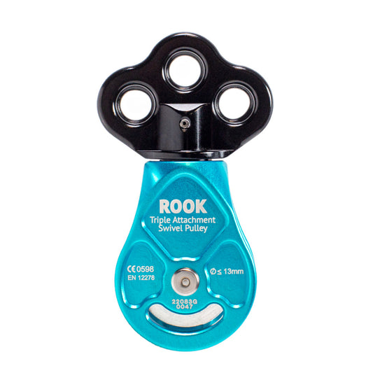 Notch Rook Triple Attachment Swivel Pulley - ST