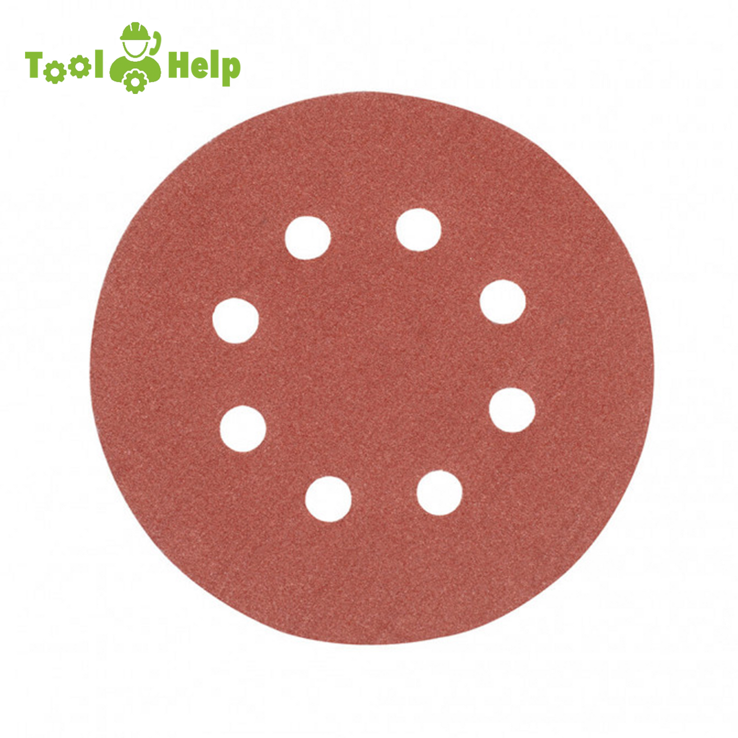 SILVERLINE Hook & Loop Discs Punched 125mm 10pk 125mm (FERREX Orbital Sander/ Rotary Sander XYZ616)