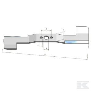 ETESIA Standard Right blade MZ124R