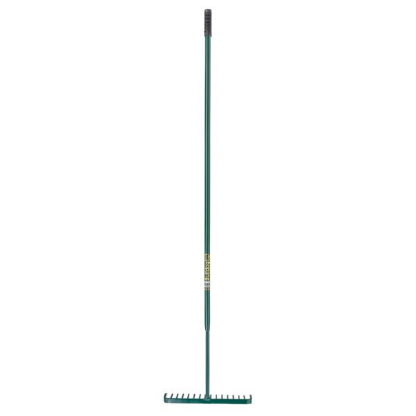BULLDOG Tarmac Rake, Metal Tubular Handle BTRM