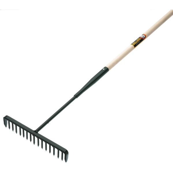 BULLDOG Tarmac Rake Wooden Handle BTRW