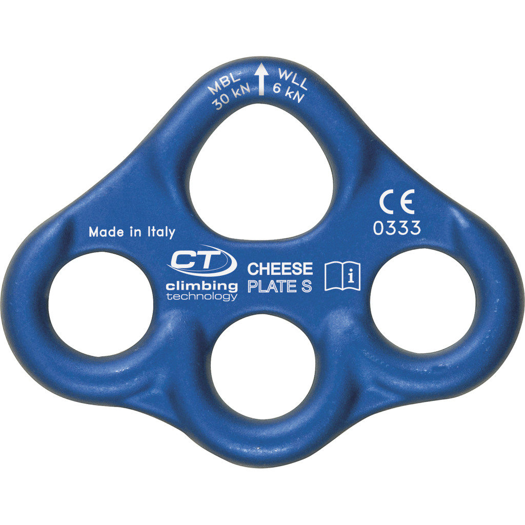 CLIMBING TECHNOLOGY Cheese Plate Multianchor - Small (Blue)