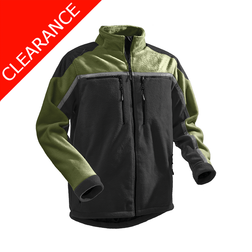 PFANNER Fleece Jacket Black Green Medium