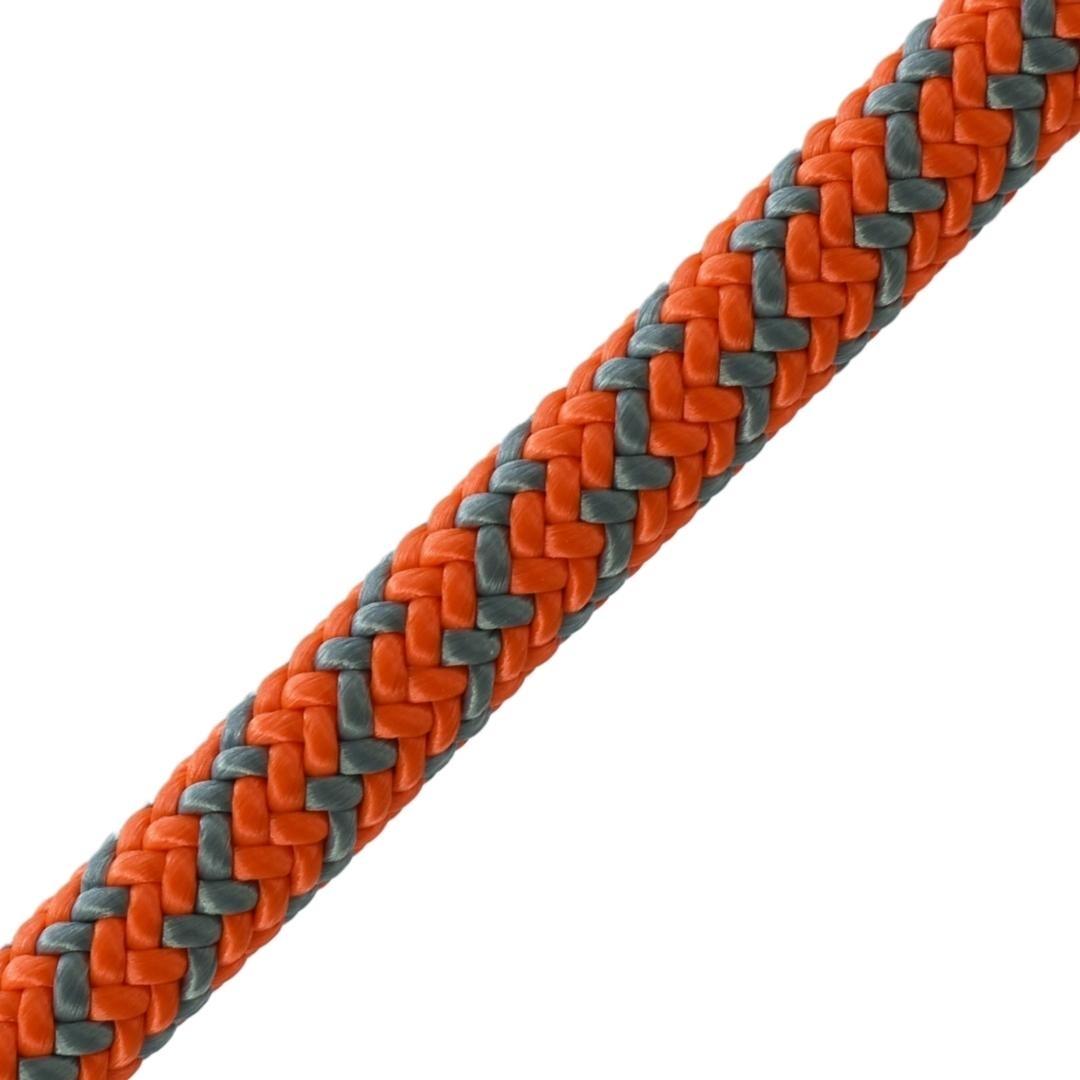 HARKIE Trojan Climbing Rope 11.7mm, 1 spliced eye, Orange