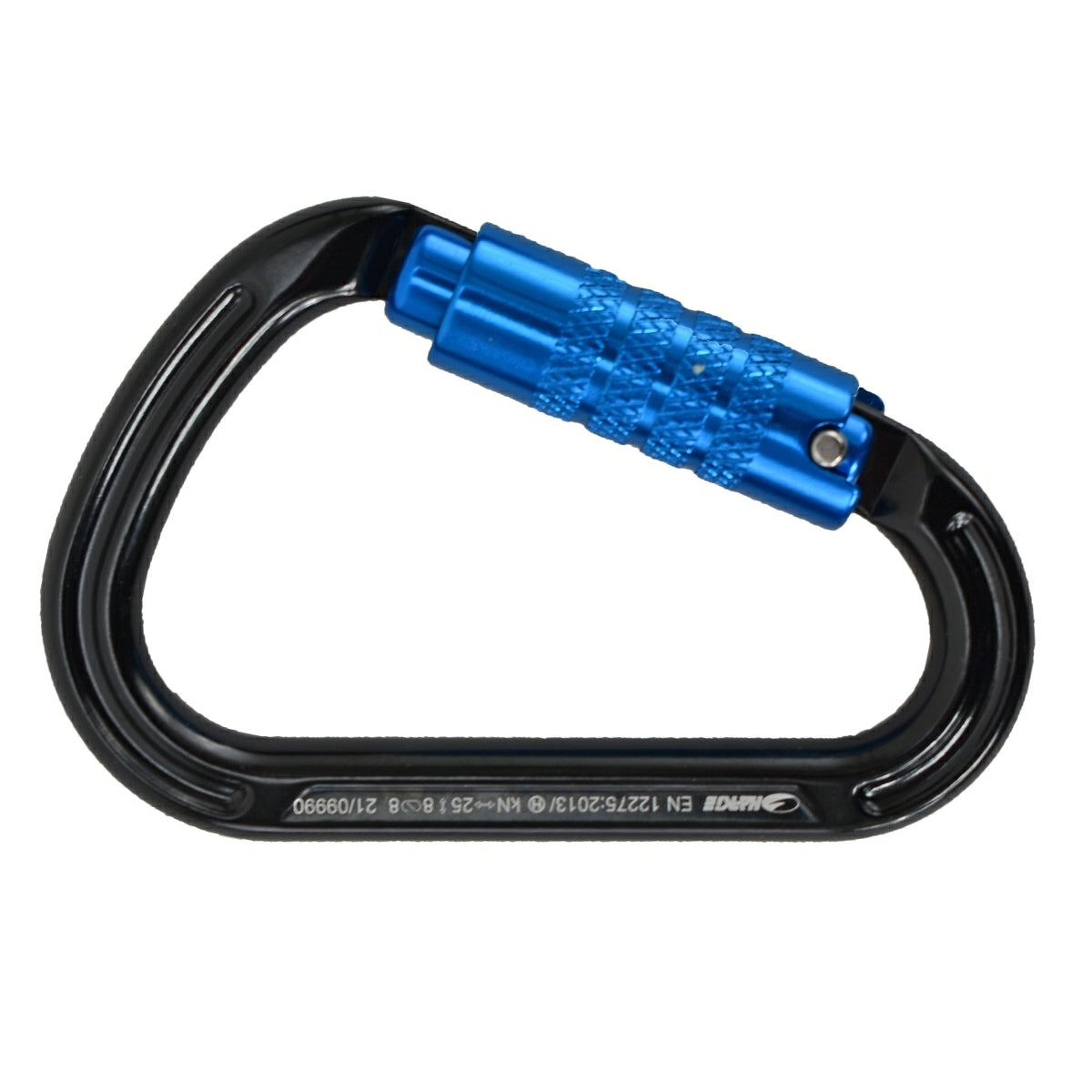 Harkie HMS Karabiner, 3 way locking, blue gate H2411-BU