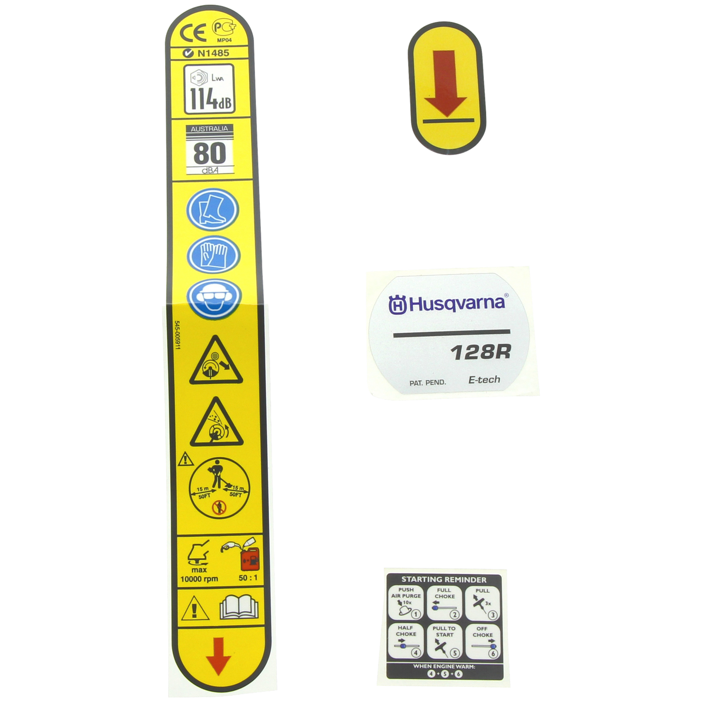 HUSQVARNA KIT-DECAL - 545180882 / 545 18 08-82