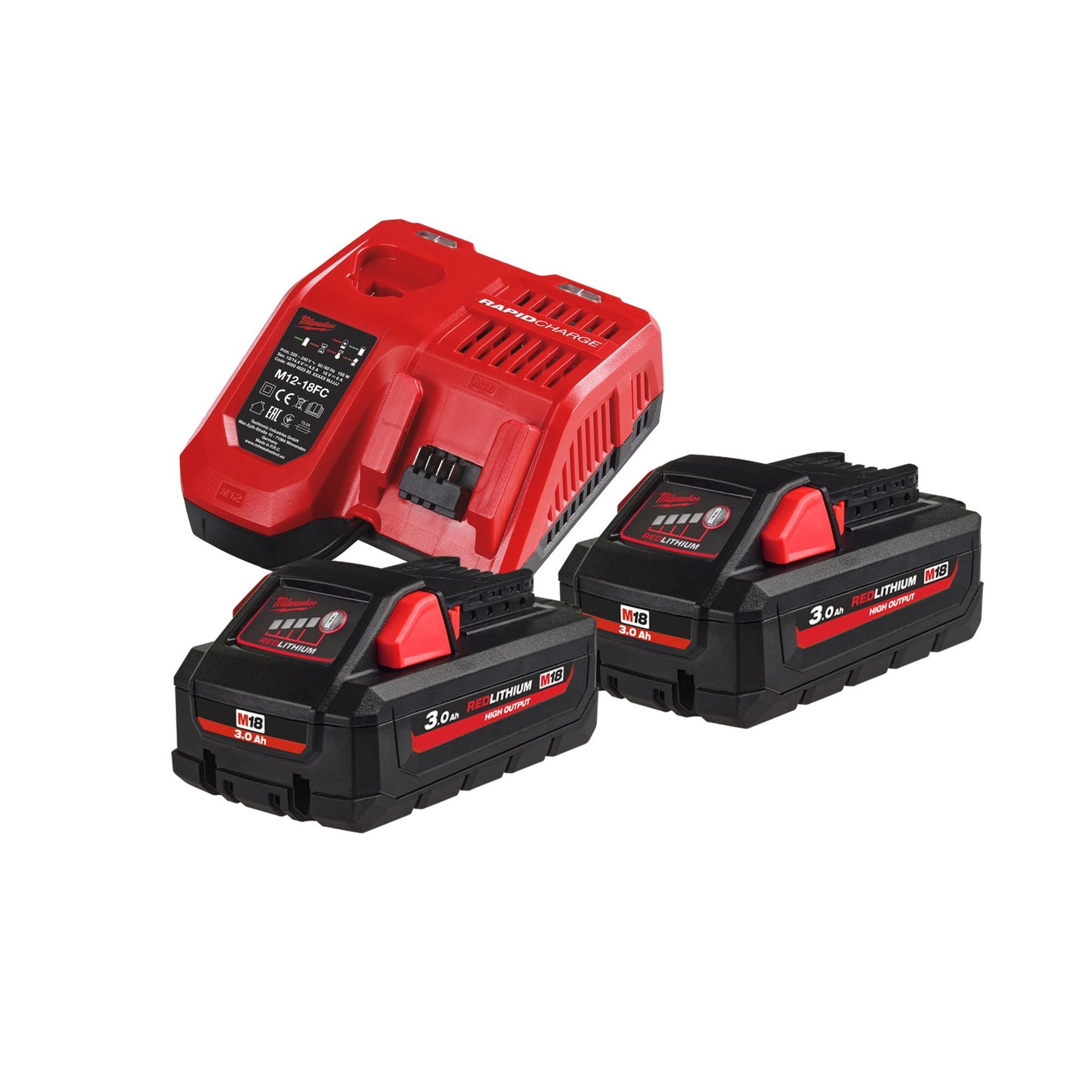 MILWAUKEE M18 HIGH OUTPUT NRG PACK 3AH