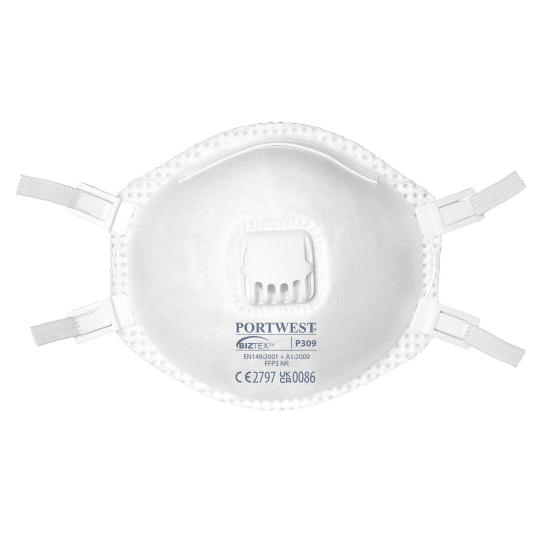 P309 - FFP3 Valved Respirator - Blister Pack (Pk2) White