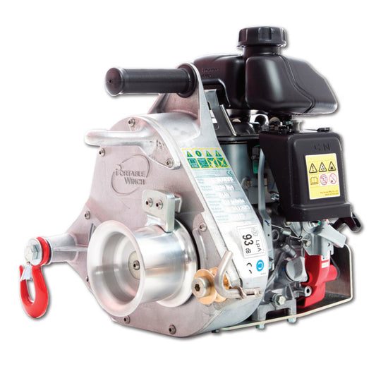 PORTABLE WINCH PCW5000-HS Petrol Pulling Winch (Honda GXH-50 Engine) - High Speed Version
