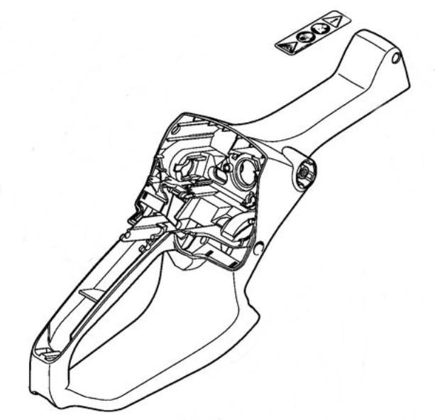 STIHL Handle housing 11467901005 / 1146 790 1005
