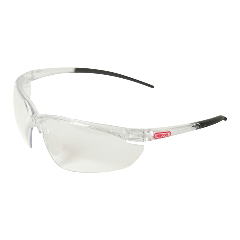 OREGON Clear Frame Safety Glasses with Protection Against Impact and UV Filter