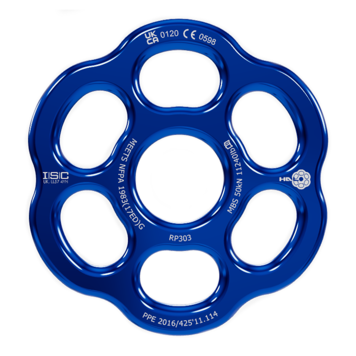 ISC HALO Rigging Plate - Medium (Blue)