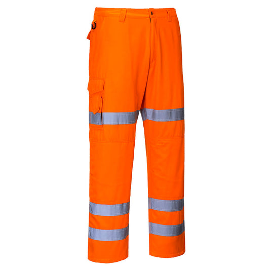 PORTWEST RT49 Hi-Vis Three Band Work Trousers
