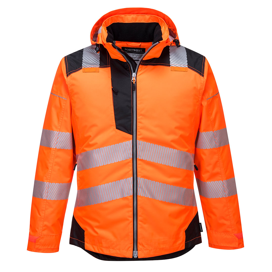 PW T400 - PW3 Hi-Vis Winter Jacket Orange/Black - Size S