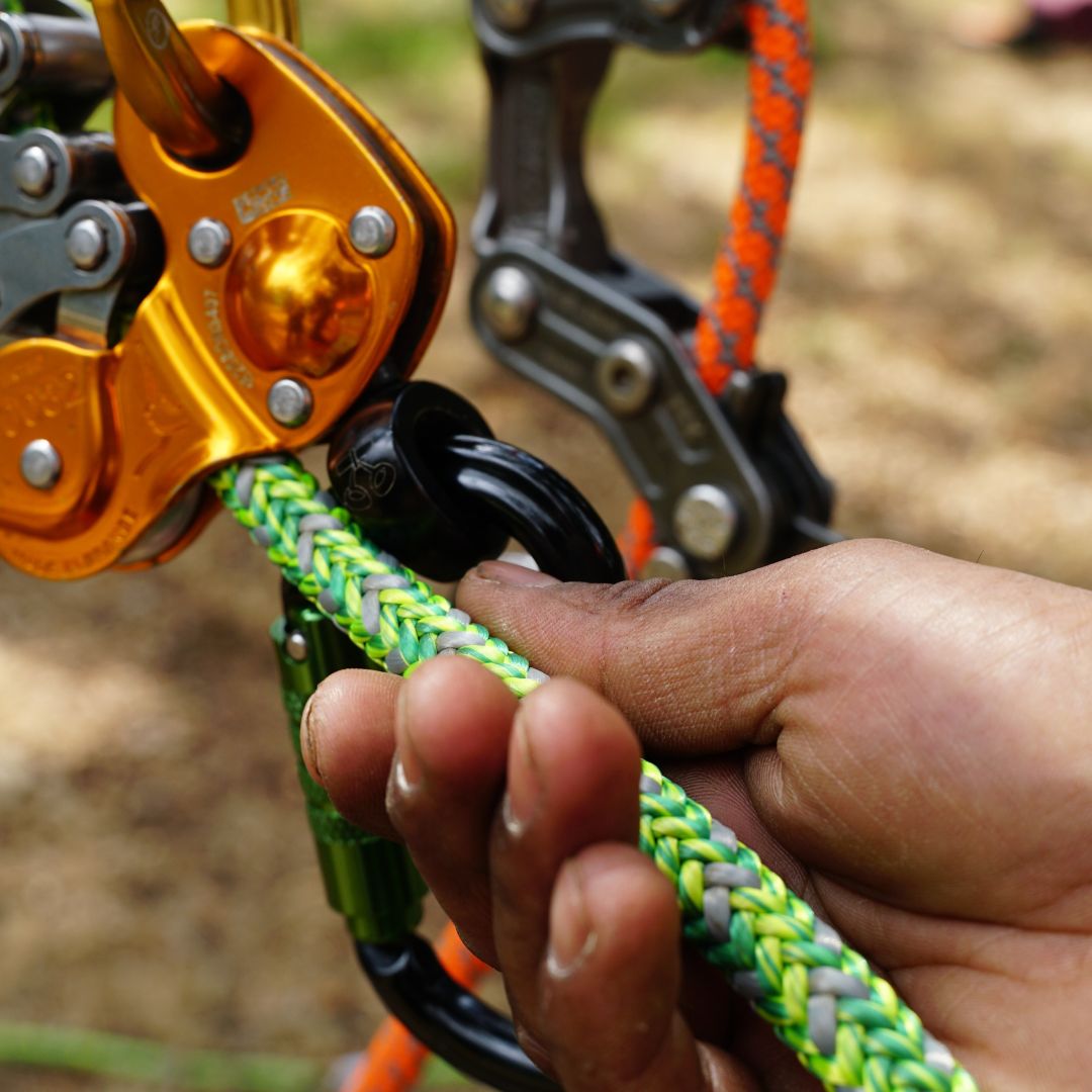 HARKIE Warrior Climbing Rope 12mm Green