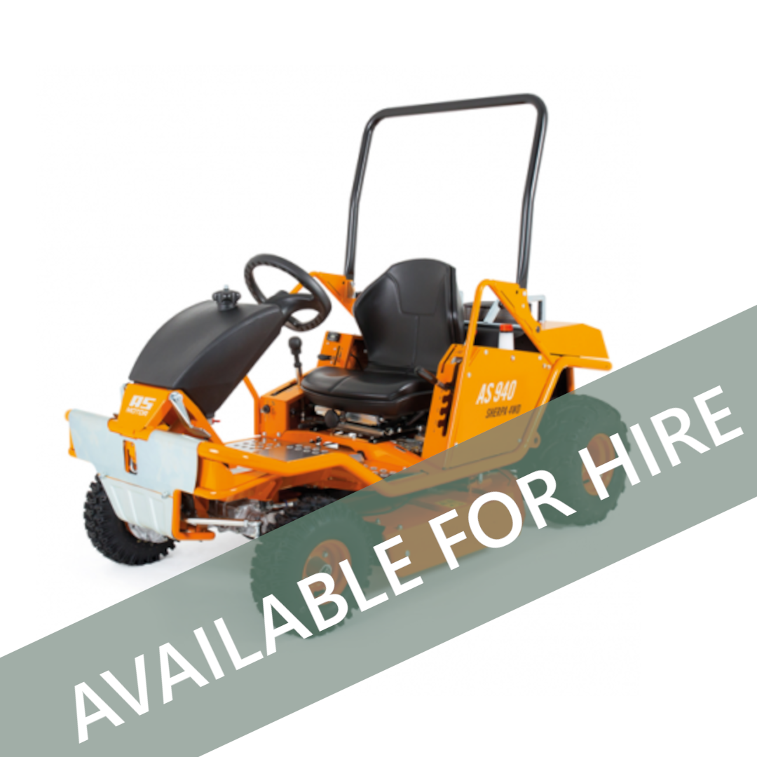 FPG HIRE Pro Ride on Brush Cutter Petrol Sherpa AS 940 4X4