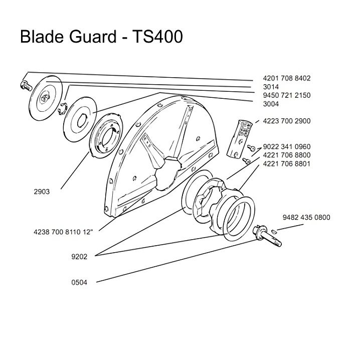 STIHL Hexagon head screw M10x18 42017088402 / 4201 708 8402