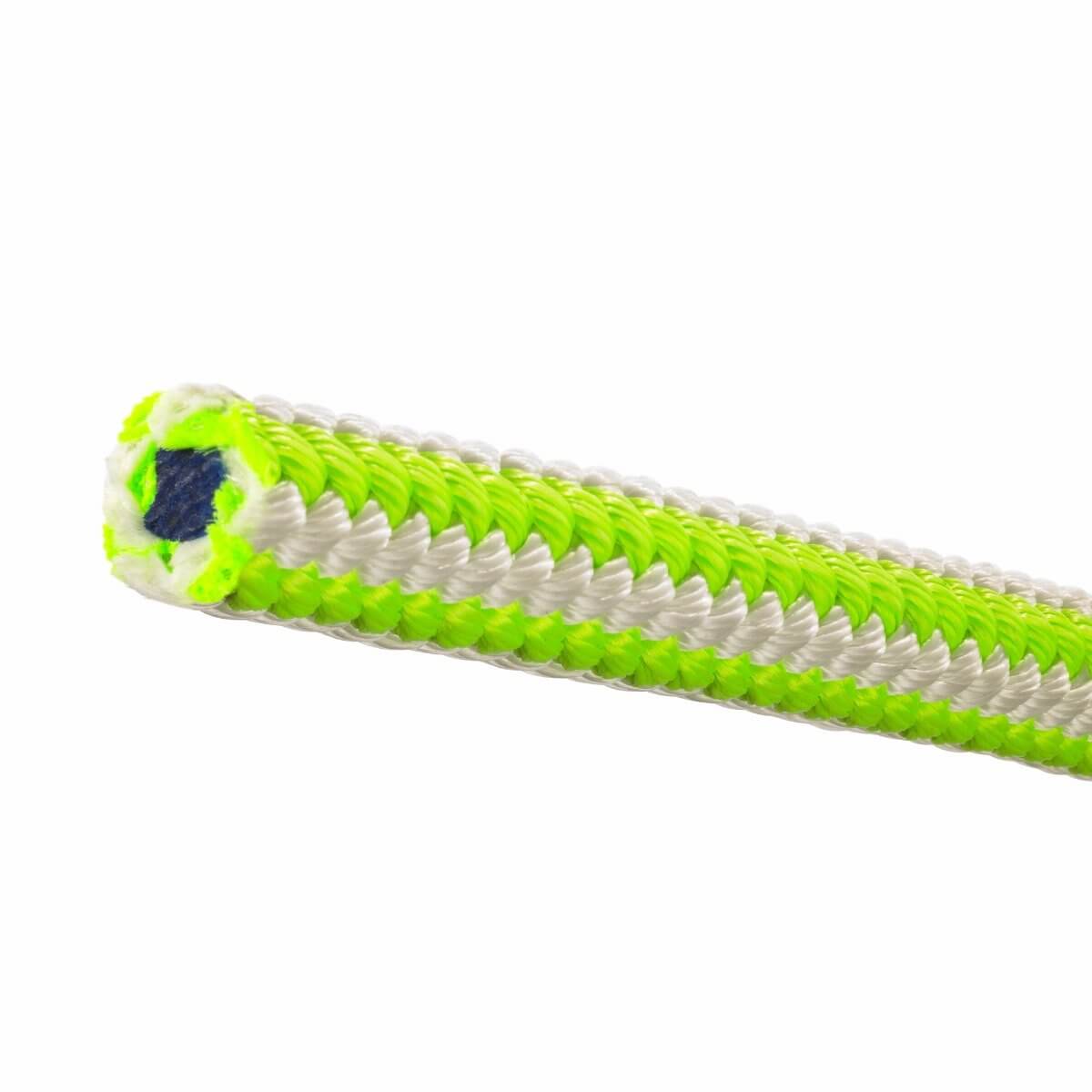 TEUFELBERGER Ultra-Vee Braided Safety Blue 12.7mm 1 Slaice GRN/White