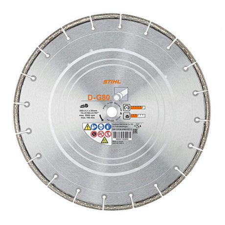 STIHL D-G80 Diamond Cutting Disc Ø 350mm/14in