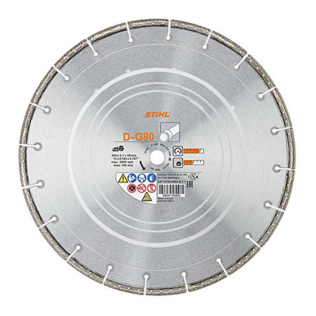 STIHL D-G80 Diamond Cutting Disc Ø 350mm/14in