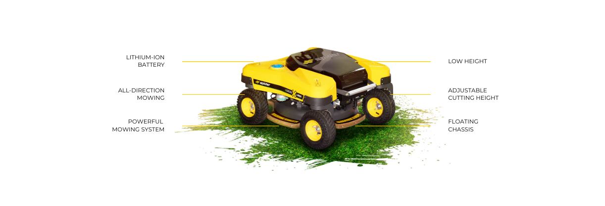 SPIDER E-Cross Liner Electric Remote Controlled Mower