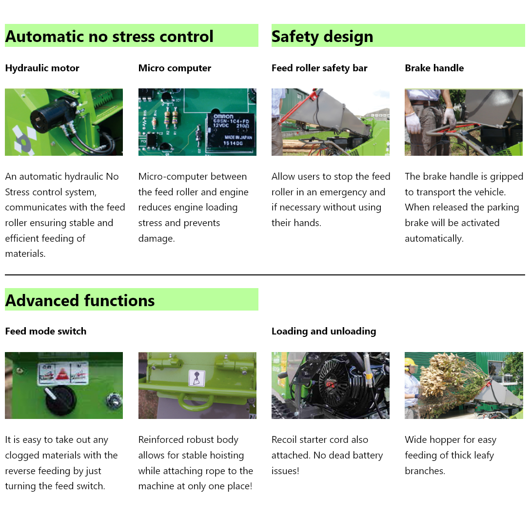 Ohashi Wood Chipper ES101GH