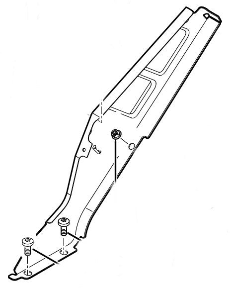 STIHL Bracket left 63407604291 / 6340 760 4291