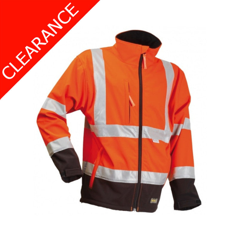 LYNGSOE HI-VIS SOFTSHELL JACKET FOX471 - Size M