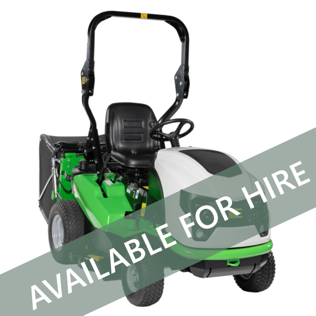 FPG HIRE ETESIA (MK124) PRO RIDE ON MOWER / COLLECTOR 1.2M PETROL