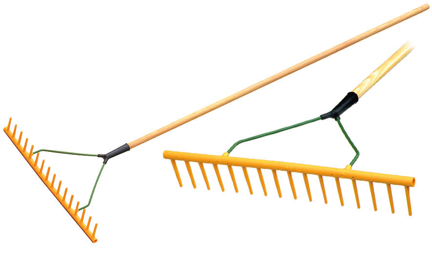 TM Polypropylene Leaf & Grass Rake
