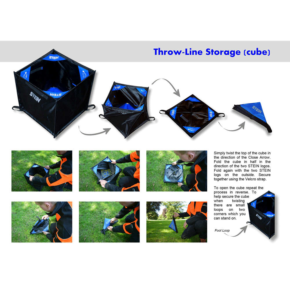 STEIN Folding Cube for Throwline Storage - 80 litres