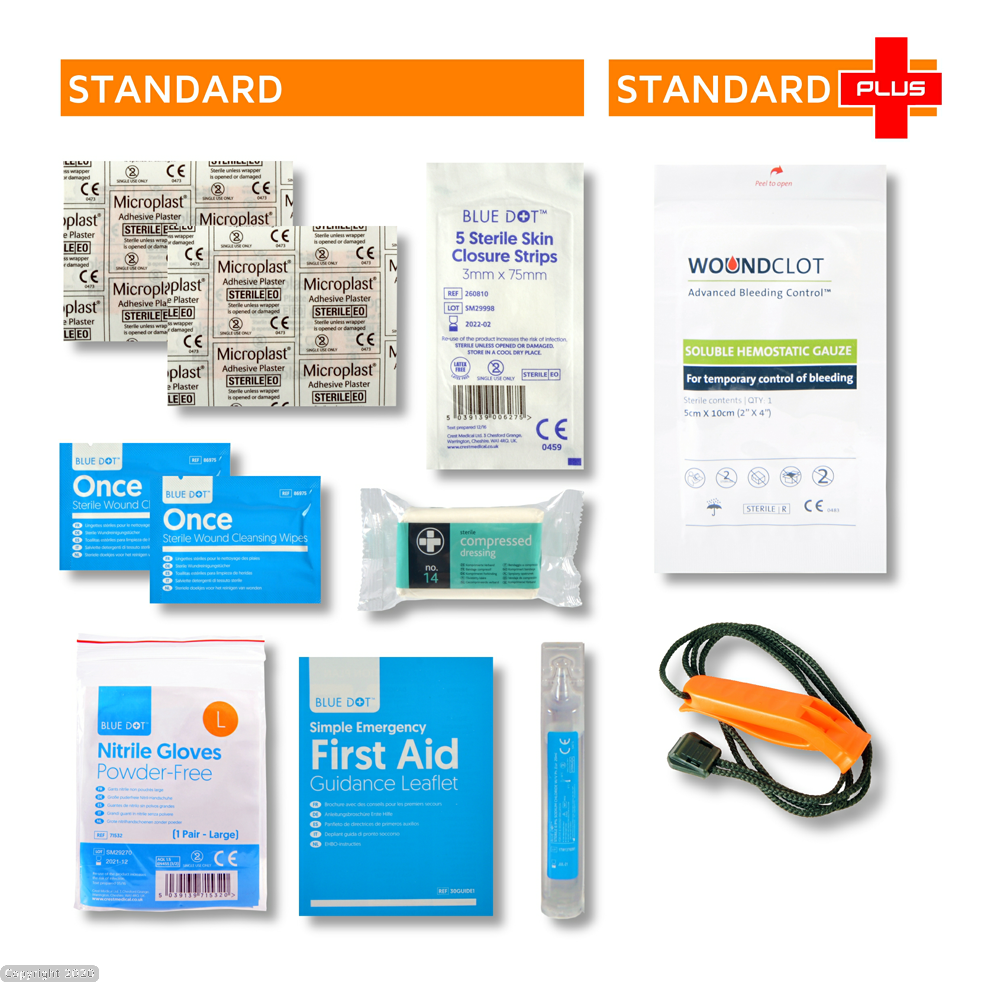 STEIN Personal First Aid Pack - Standard Plus