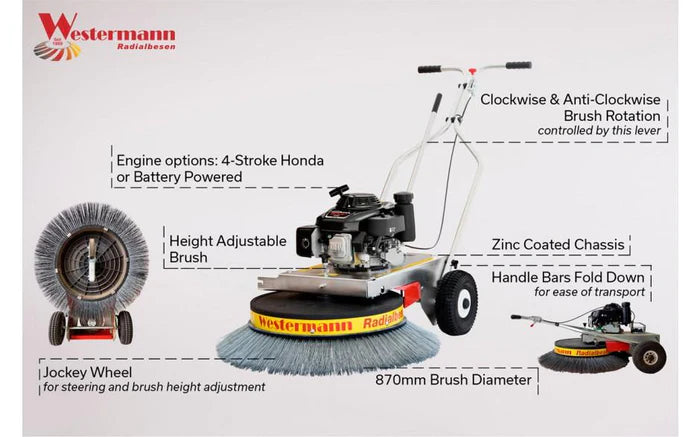 WESTERMANN WR870 Honda Moss Brush