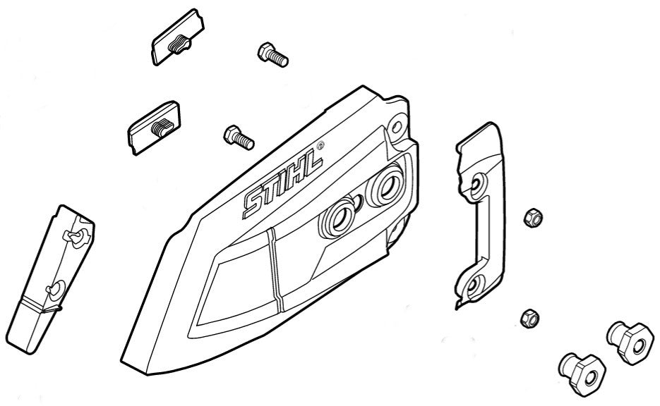 STIHL Chain sprocket cover MA026401700 / MA02 640 1700