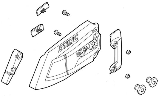 STIHL Chain sprocket cover MA026401700 / MA02 640 1700