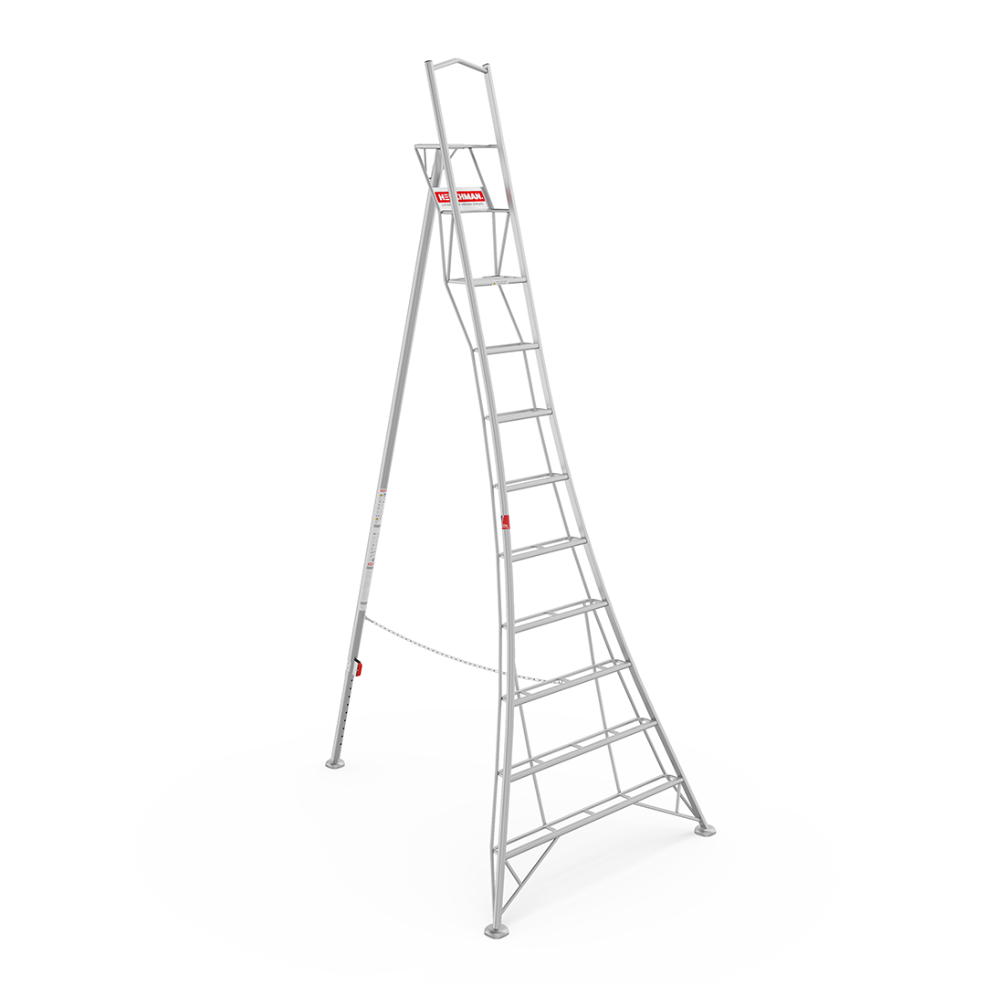 HENCHMAN 1 Adjustable Leg Tripod Platform Ladder