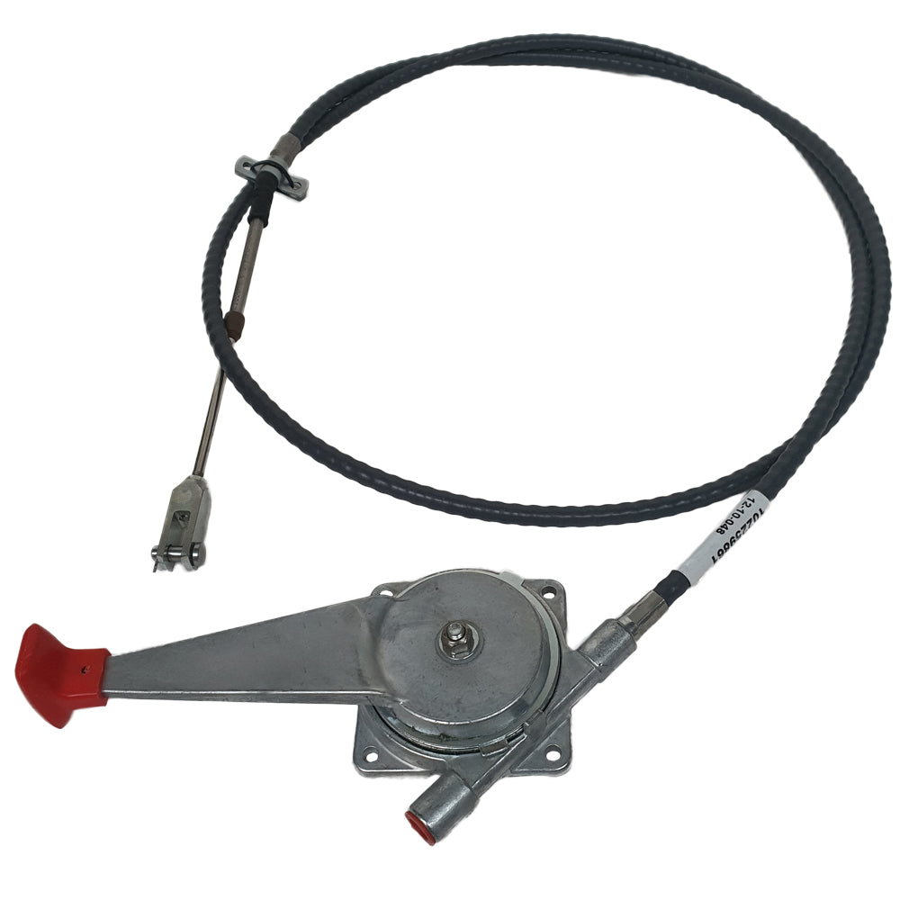 FORST THROTTLE CABLE ASS-WITH HANDLE COMPLETE (FOR KUBOTA ENGINES)