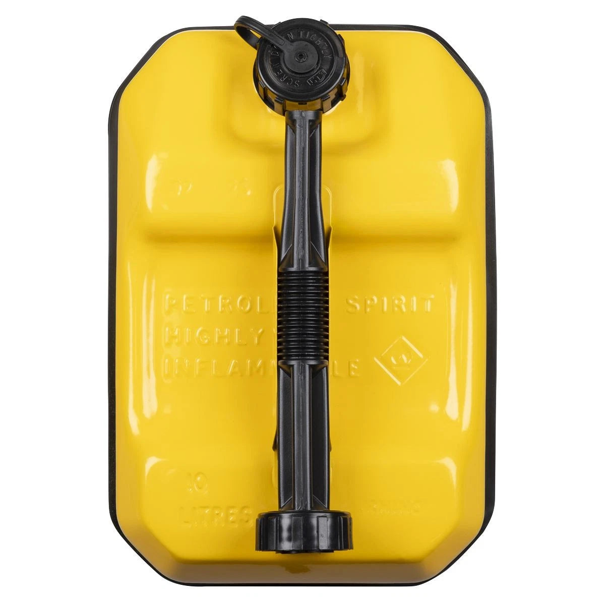 Explosive-Safe Fuel Cannister 10 Litre (Yellow) Sealey