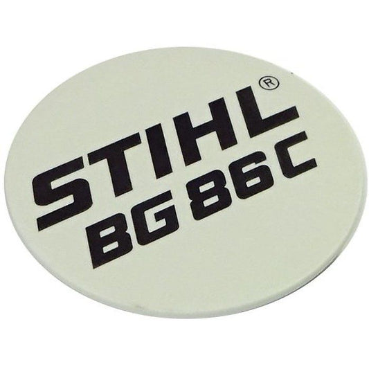 STIHL Model plate BG 86 C 42419671505 / 4241 967 1505