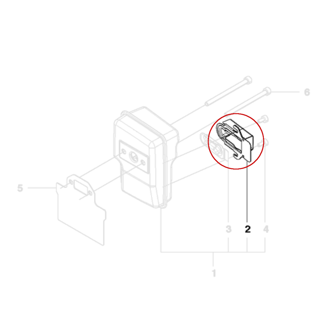 HUSQVARNA EXHAUST DUCT - 504117301 / 504 11 73-01