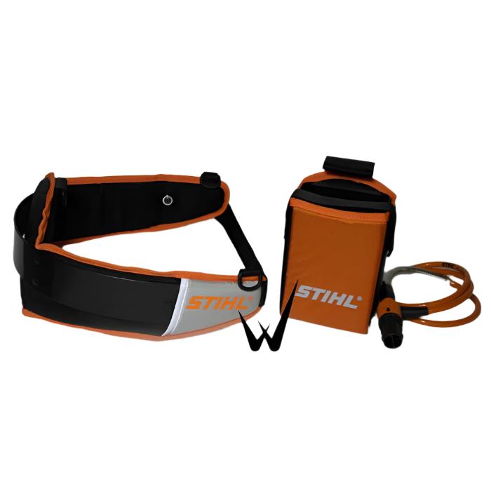 STIHL Battery belt with AP Holster and orange connecting cable 70092000059 / 7009 200 0059