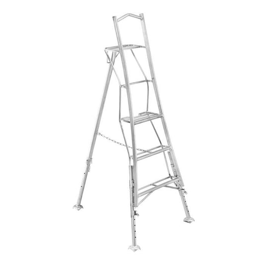 HENCHMAN Original 3 Adjustable Leg Tripod Platform Ladder