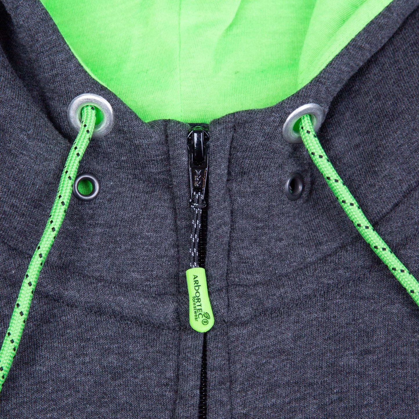 ARBORTEC Hoodie PYL Zip Front